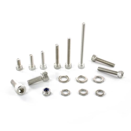 Image of Xitomer 75PCS ATV Bolt Kit M6 M8 Nuts Kit Stainless Steel Compatible with LT-Z400 2003-2009