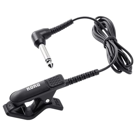Korg CM-300 Clip-on Contact Microphone w/ 1.2" Maximum Width- Black