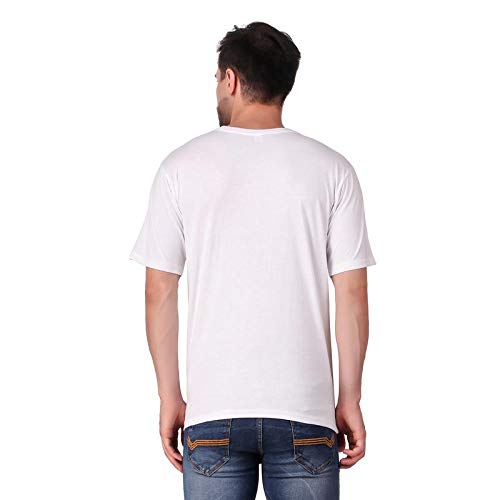 Image of Men's Casual V-Neck Front Button T-Shirt Pack of 4
