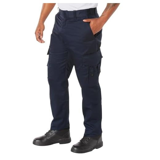 Rothco Deluxe EMT Pants, Navy Blue, 34