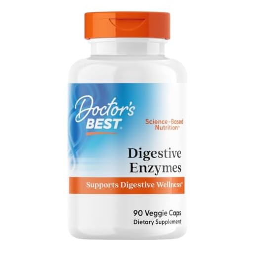 Doctor's Best Digestive Enzymes Non-GMO Vegetarian Gluten Free, 90 Veggie Caps