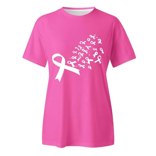Breast Cancer Shirts for Women Pink Ribbon Breast Cancer Awareness Support Tees Inspirational Survivor Gifts Shirt - image 3