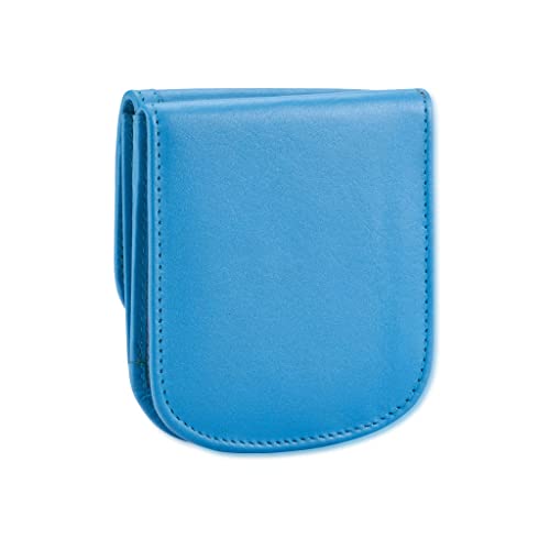 Taxi Wallet® - TW14-BLUE MOON - Soft Leather - Compact, Front Pocket Folding Wallet - For Cards, Coins, Bills, ID (Men & Women)2