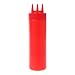 Produktbild SimpleLife 3 Loch Squeeze Flasche Würze Dispenser Sauce Essig Öl Ketchup Cruet Bin Rot 6,5x6,5x26 cm / 2,56x2,56x10,24"