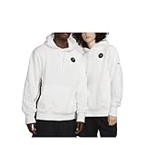 Sabrina Fleece Basketball Hoodie (FV3205-121, Summit White/Black/Black) Size Large