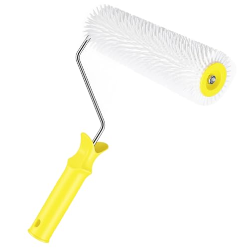 Entlüftungsroller Stachelwalze 22 cm Entlüftungswalze Stachelwalze Ausgleichsmasse Nagelwalze Spiked Roller für Zement Selbstnivellierenden um Luftblasen zu Beseitigen Arbeiten
