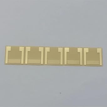 5 PCS PI Substrate Flexible Interdigital Electrode, Capacitor Array, for Scientific Research Experiments, Wearable Sensor Chip (Size 10X10, Line 50um, Gap 50um, 10 Pairs Interdigit)