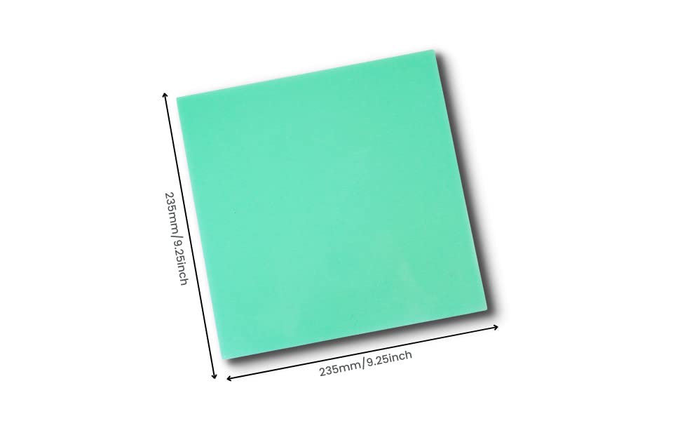 Miniatura 5 de Placa de superficie de construcción de impresora 3D G10 235, 250, 310, 370 - Ender 3 CR10 Prusa de alta temperatura, fibra de vidrio semiflexible,