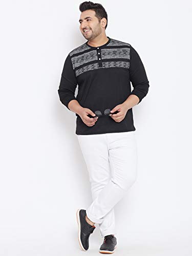 Image of Bigbanana Plus Size Men's Henley T-Shirt