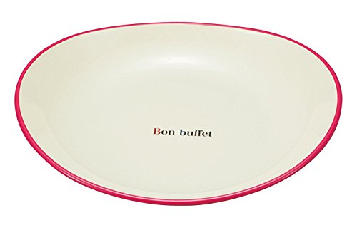 竹中 日本製 プレート ボン ビュッフェ レッド 18cm T-06556