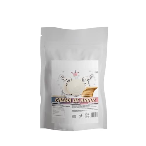 Hiperion Nutrition - Crema de Arroz Instantánea Sabor Galleta 1KG - Harina de Arroz Hidrolizada Pregelatinizada - Fácil Digestión - Ideal Desayunos y Fitness