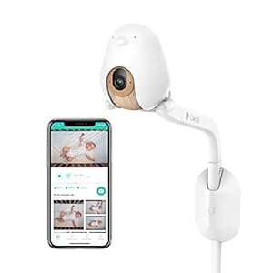 Cubo Ai Plus Smart babyfoon en wandhouderset, HD-nachtzichtcamera met intelligente babyveiligheidswaarschuwingen…