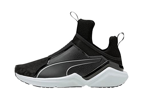 Puma Women's Fierce 2 Reflective Women's Training Sneaker, Puma Black/Metallic Silver, 7