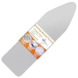 Ironing Board Cover - Ironing Board Cover and Pad Iron Board Cover Standard Size 15"x 54" Ironing Board Covers Iron Covers for Ironing, Thickness: 3 mm/0.11 inches, Silver Coating Surface