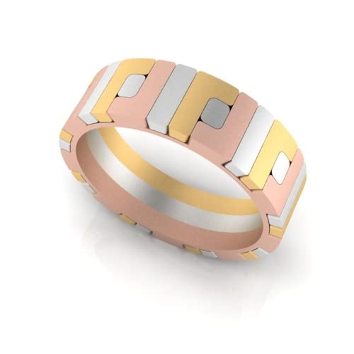 18KT (750) Yellow Gold Ring For Women-H-017-L