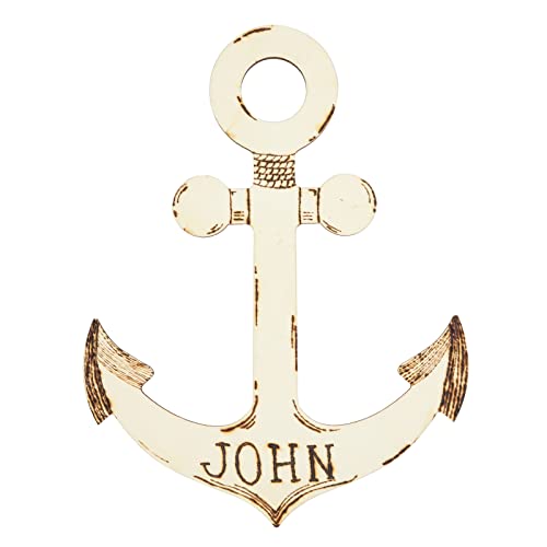 12 Pack Unfinished Wooden Anchors For Crafts, Nautical Wood Cutouts For Diy Projects, Nautical Decor (11.6 X 8.8 In) #TOP5