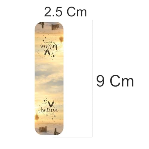 Image of Zesta Magnetic Bookmark Set of 7 | Aesthetic Book Mark for Reading | Cute Anime Bookmarks for Kids, Students | Book Accessories for Novels, Gifts for Readers(Abstract Magnetic Bookmarks, 9X2.5 Cms)