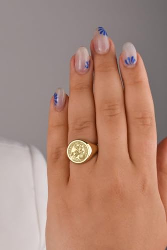 Bague Rodéo bague plaquée or unique pour un cadeau mémorable - 3