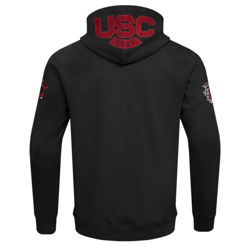 Image of Pro Standard Mens College Classic Chenille Cotton Double Knit Full Zip Hoodie