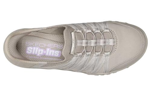 Skechers Breathe Easy-Roll with Me, Zapatillas Mujer, Pardo, 43 EU