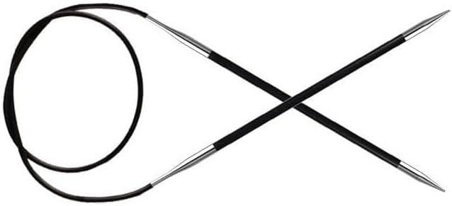 KnitPro Karbonz Fixed Circular Needle 40"(100cm) | US Size 4 (3.5mm)