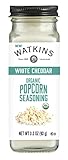 Watkins Gourmet Organic White Cheddar Popcorn Seasoning, 3.3 oz