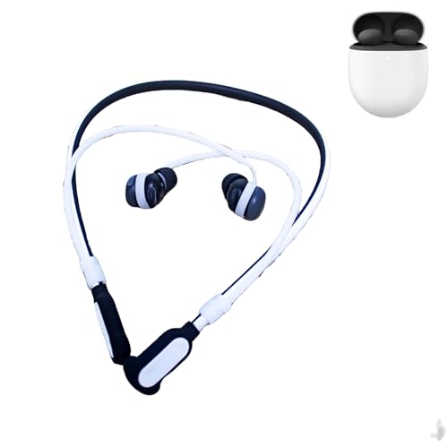 �����h�~�X�g���b�v Google Pixel Buds 2A / Pro 2�Ή� - �h���E�h���A360°�t���ی�A���߉\�ȃl�b�N�R�[�h(�u���b�N+�z���C�g)