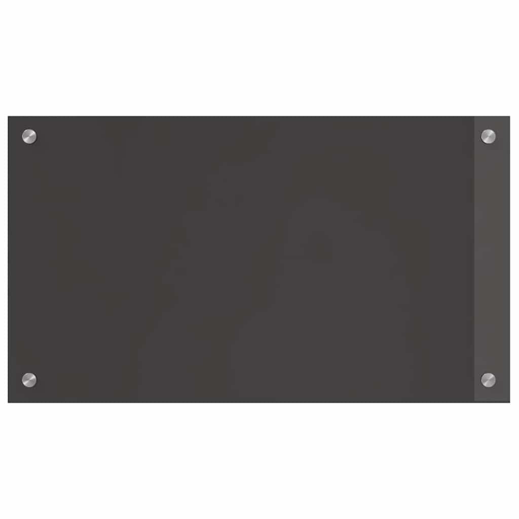 Generisch Küchenrückwand 2 pcs Dunkelgrau 70 x 40 cm Gehärtetes Glas,Heim & Garten,Küche & Esszimmer,Küchenhelfer & -utensilien-3415458