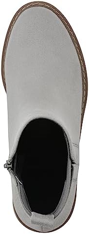 WHITE MOUNTAIN Women's Shoes Dear Chelsea Boot, Ltgrey/Fabric, 8.5 M | Image 5