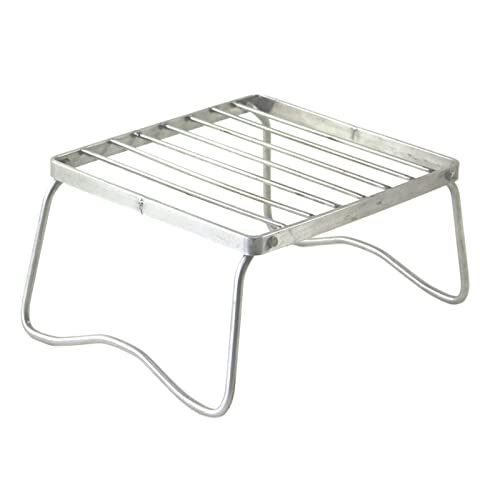 Table pliante de camping en acier inoxydable durable, support barbecue de précision - 6