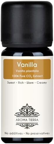 Necessities 101 Undiluted Vanilla Planifolia Essential Oil – 100% Pure, 1 Oz Glass Bottle With Euro Dropper