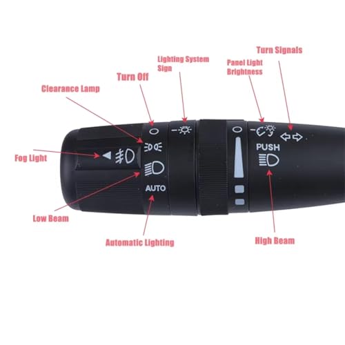 Commodo phare clignotant avec tige robuste pour Chrysler Sebring 2009-2010 - 5