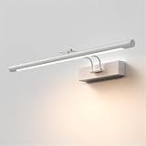 AMPIA APPLICAZIONE: L'area di illuminazione della lampada da parete davanti allo specchio del bagno è di 3-10 m². Questa lampada da parete è perfetta per qualsiasi ambiente moderno. È un'ottima soluzione per illuminare bagni, camere da letto, letti d'ospedale, corridoi, studi, scale, luoghi di lavoro, ristoranti e reception di hotel.