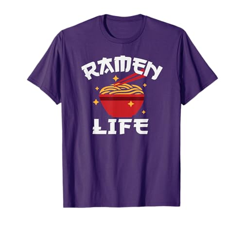 Ramen Noodle T Shirt Anime Shirt Ramen Life Tshirt T-Shirt