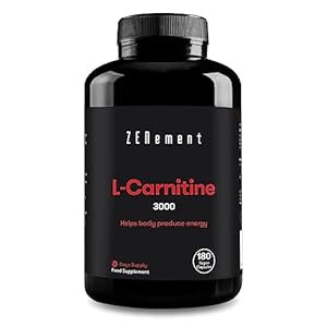 L-Carnitine | 180 capsules | Verbeter de sportprestaties en de efficiënte metabolisatie van vet | Veganistisch, Glutenvrij