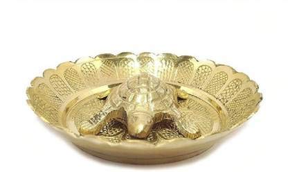 Image of Shiv Home World Brass Turtle Vastu Tortoise in Brass Plates Set of 6