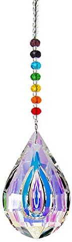 Sun Catcher Feng Shui Crystals Window Large AB Drop Prism Home Decoration Come Gift Box