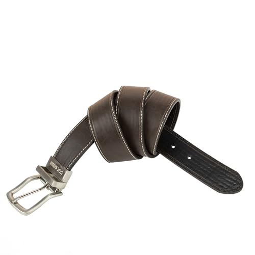Image of Steve Madden Men's Reversible Men's Dress Casual Every Day Leather Belt