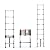 Telescoping Ladder, 8.5ft Stainless Steel Extension Ladder, Anti-Slip Rubber Feet Portable Heavy Duty Ladder 330lbs Max Capacity Lightweight Ladder Multi-Purpose Collapsible Ladder for Outdoor Indoor