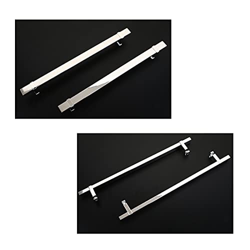 Poignée de porte de douche entraxe réglable 440mm pour remplacer l'inox