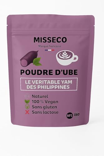 Misseco Ube Poudre 100 g – Colorant Alimentaire en Poudre Naturel...
