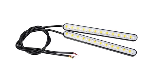 Bande lumineuse LED bicolore pour moto momt avec stop résistant à l'eau