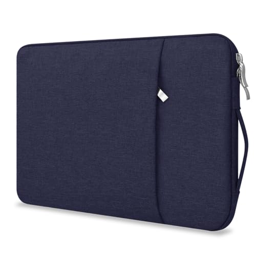 Maletín de lona para MacBook Pro 13 M2, funda protectora de alta resistencia con asa superior azul