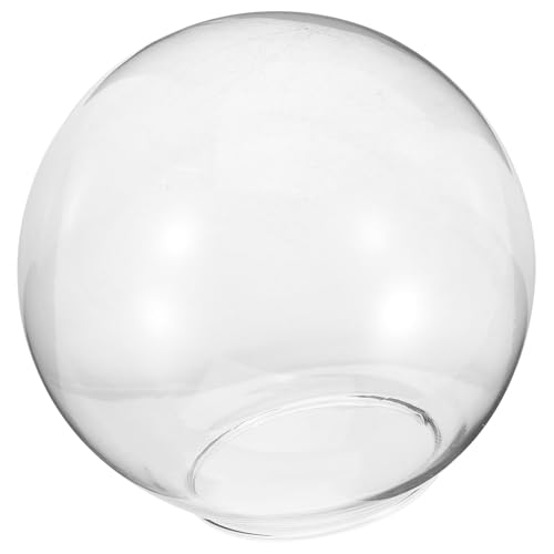 Gadpiparty Paralume Con Globo Di Vetro: Sostituzione Del Paralume A Sfera In Vetro Trasparente Con Doppio Foro Di Apertura Coperture Della Lampada A Sfera Rotonda Coperture Della Luce Di