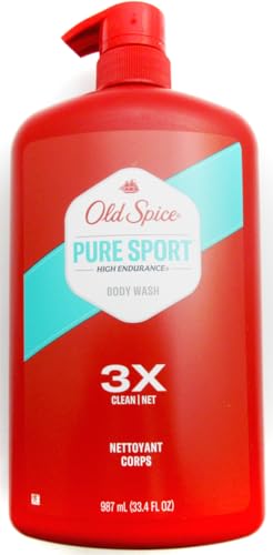 Old Spice High Endurance Pure Sport Scent Body Wash for Men, 30 Fluid Ounce
