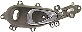 Garage-Pro Interior Door Handle Compatible with 2001-2010 Chrysler PT Cruiser Front, Driver Side Beige Bezel with Chrome Lever