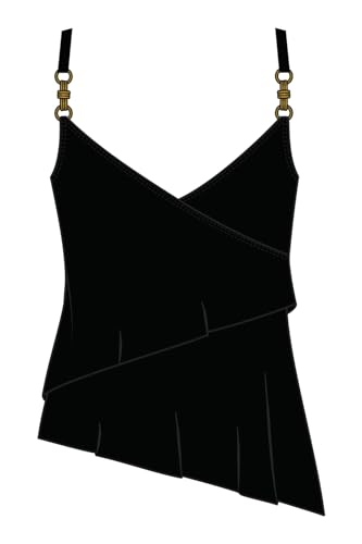 MagicSuit Women's Swimwear Chain Link Eliza Soft Cup Adjustable Tankini Top Separate4