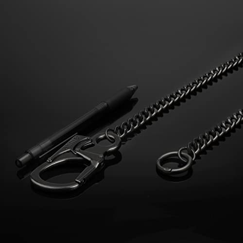 image for Ahiller Biker Wallet Chain, Heavy Duty Pocket Chain with Round Clasp, 