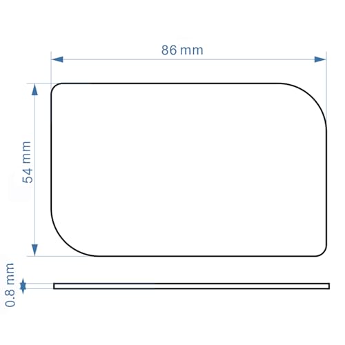 Cartes de visite en aluminium 86x54mm rigides et inaltérables - 4