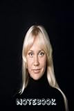  Notebook : Agnetha Fältskog Writing Notebook Gift For Men Women Teens size 6x9 College Ruled Pages Thankgiving Notebook #40